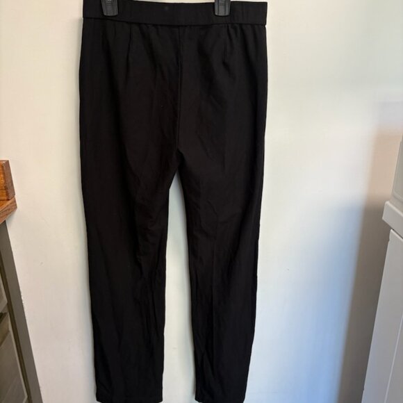Eileen Fisher Washable Stretch Crepe Pants Black Sz: XS - Picture 2 of 5